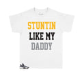 Kids - Retro 4 Cool Grey Stunt Like Daddy Shirt