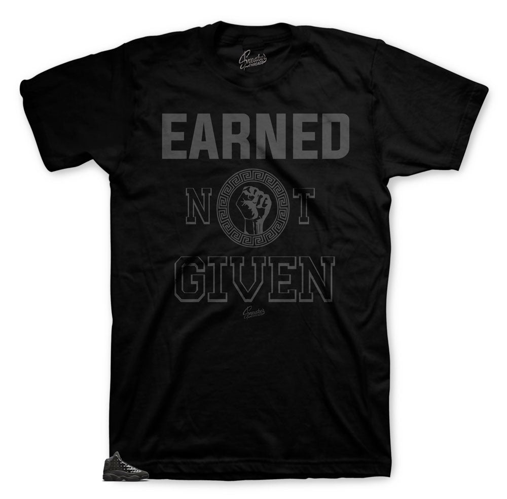 Retro 13 Cap & Gown Earned Shirt
