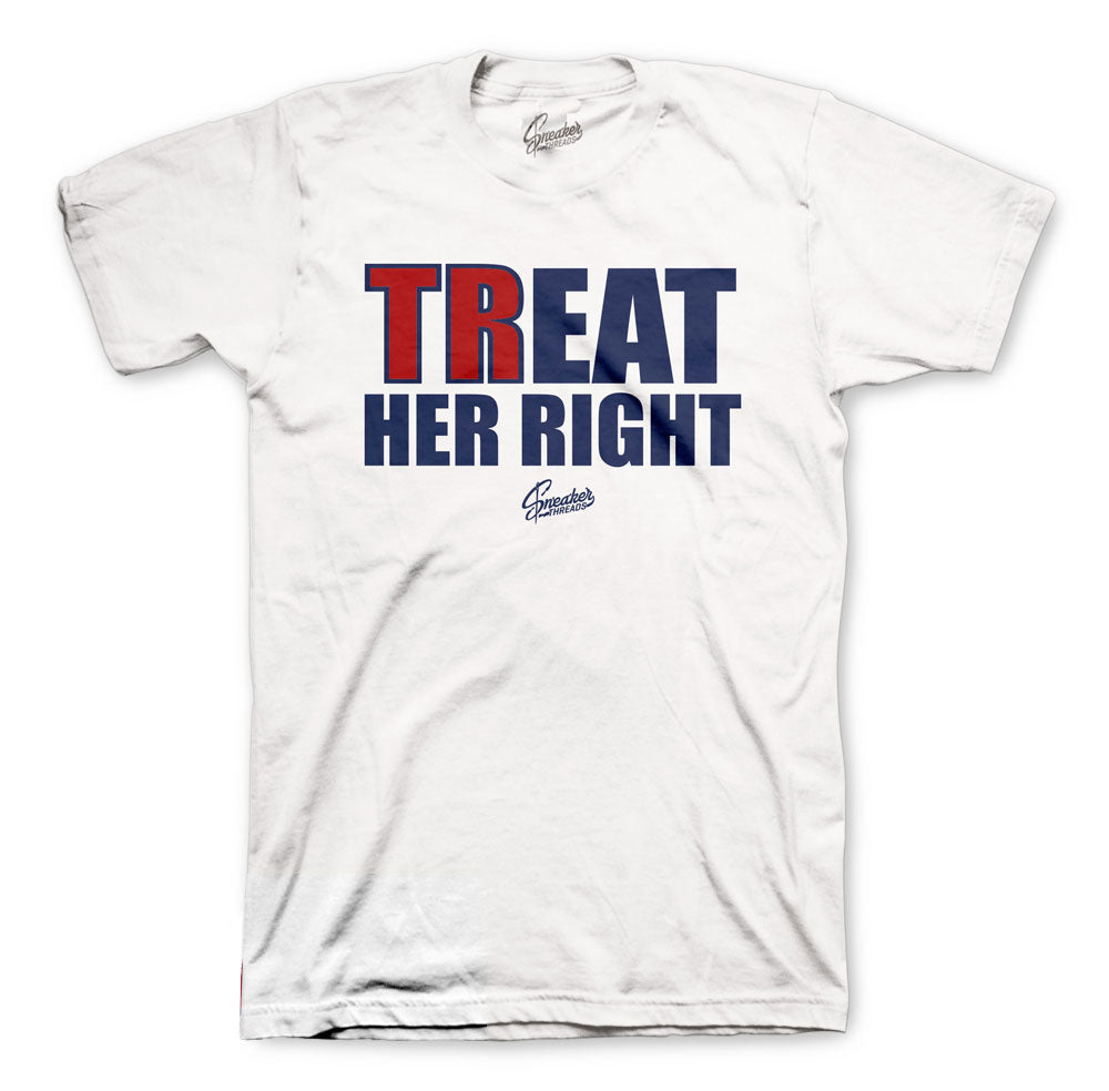 Retro 4 FIBA Treat Her Right  Shirt