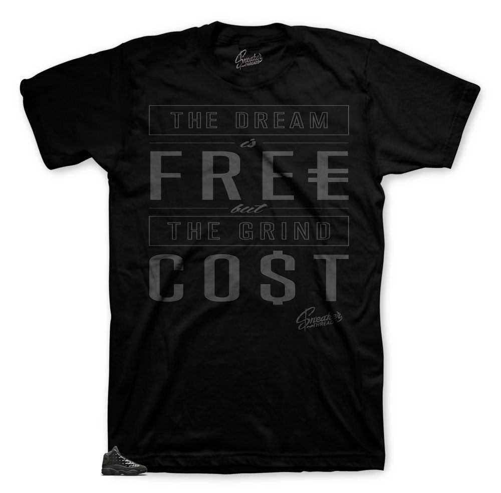 Retro 13 Cap & Gown Cost Shirt