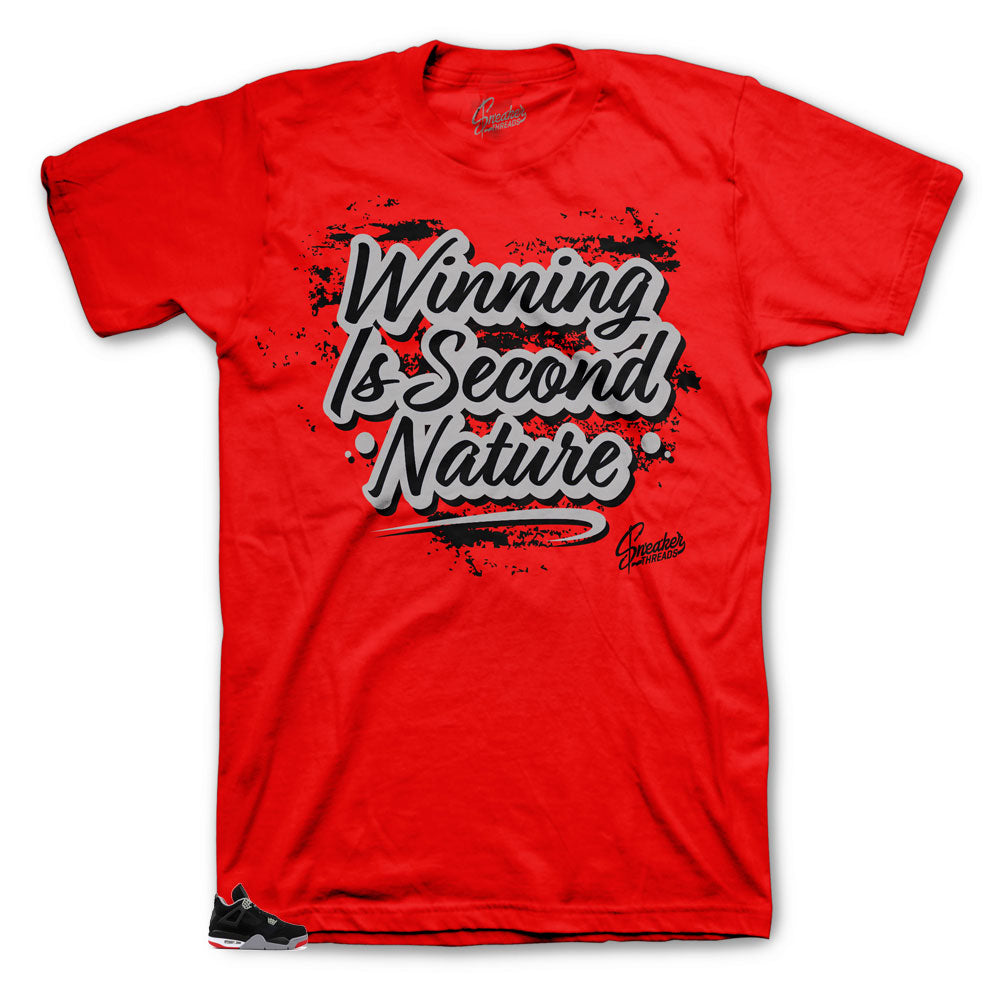 Retro 4 Bred Second Nature Shirt