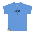 Kids - Retro 1 Uni Blue Obsidian Greatness Cross Shirt