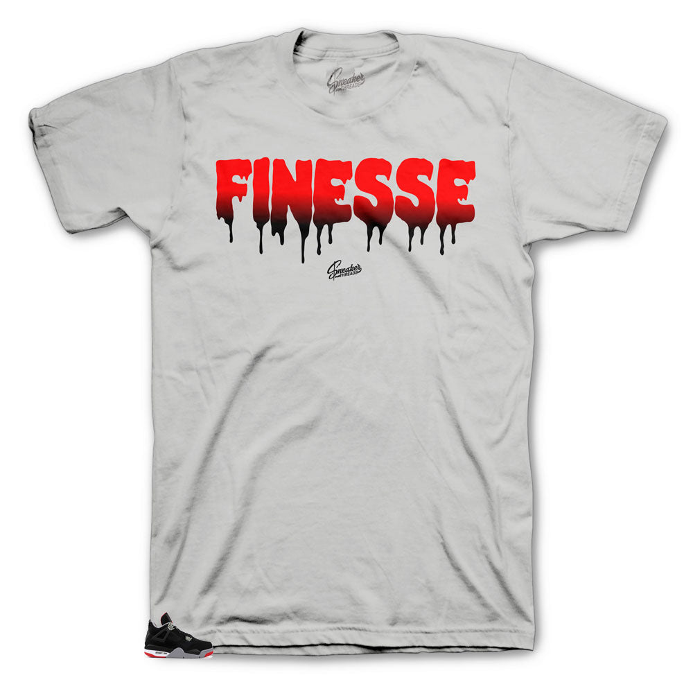 Retro 4 Bred Finesse Shirt