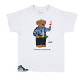 Kids - Retro 1 Uni Blue Obsidian Toro Cheers Bear Shirt