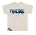 Kids - Retro 1 Uni Blue Obsidian Finesse Shirt