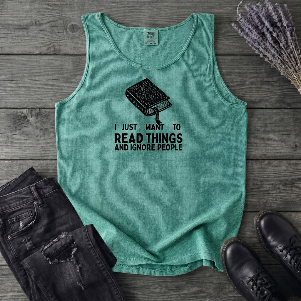 Read Things And Ignore People Tank Top