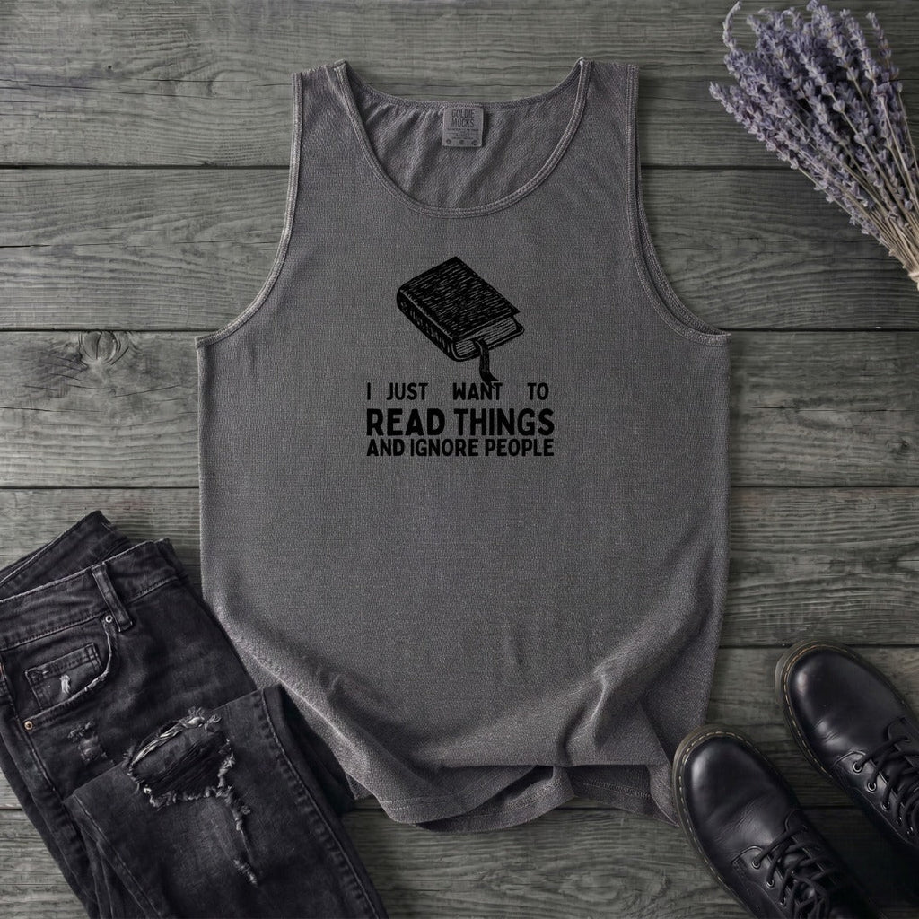 Read Things And Ignore People Tank Top
