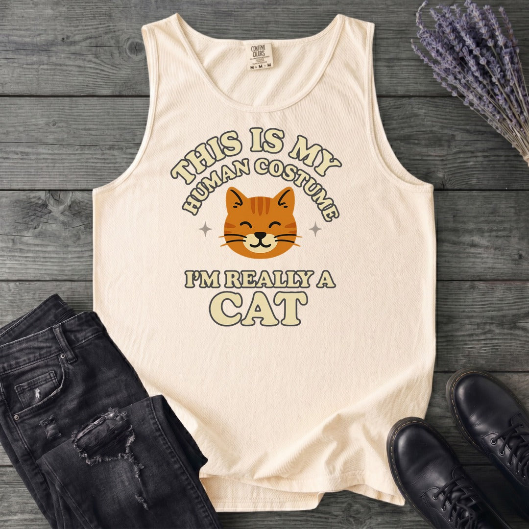 Human Costume Cat Tank Top
