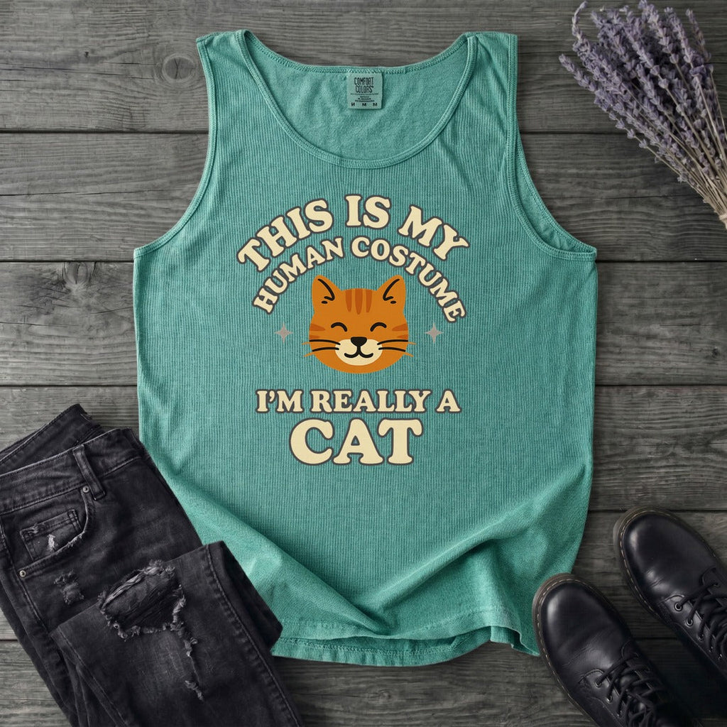 Human Costume Cat Tank Top