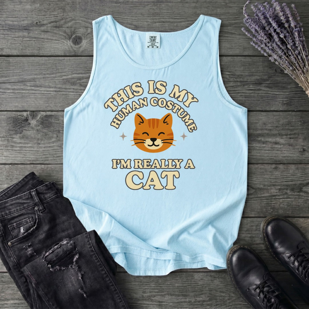 Human Costume Cat Tank Top
