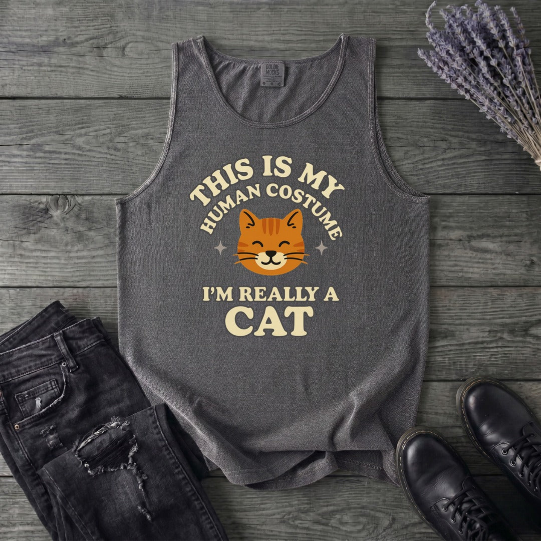 Human Costume Cat Tank Top