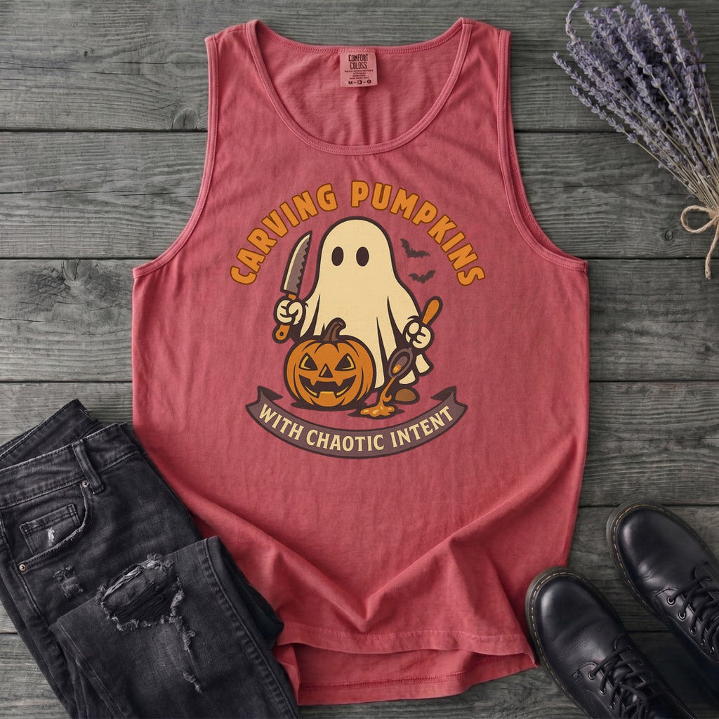 Carving Pumpkins Chaotic Tank Top