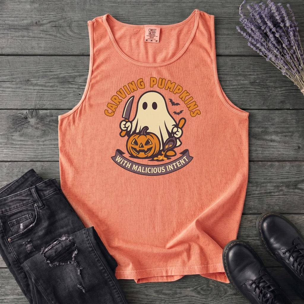 Carving Pumpkins Evolved Tank Top