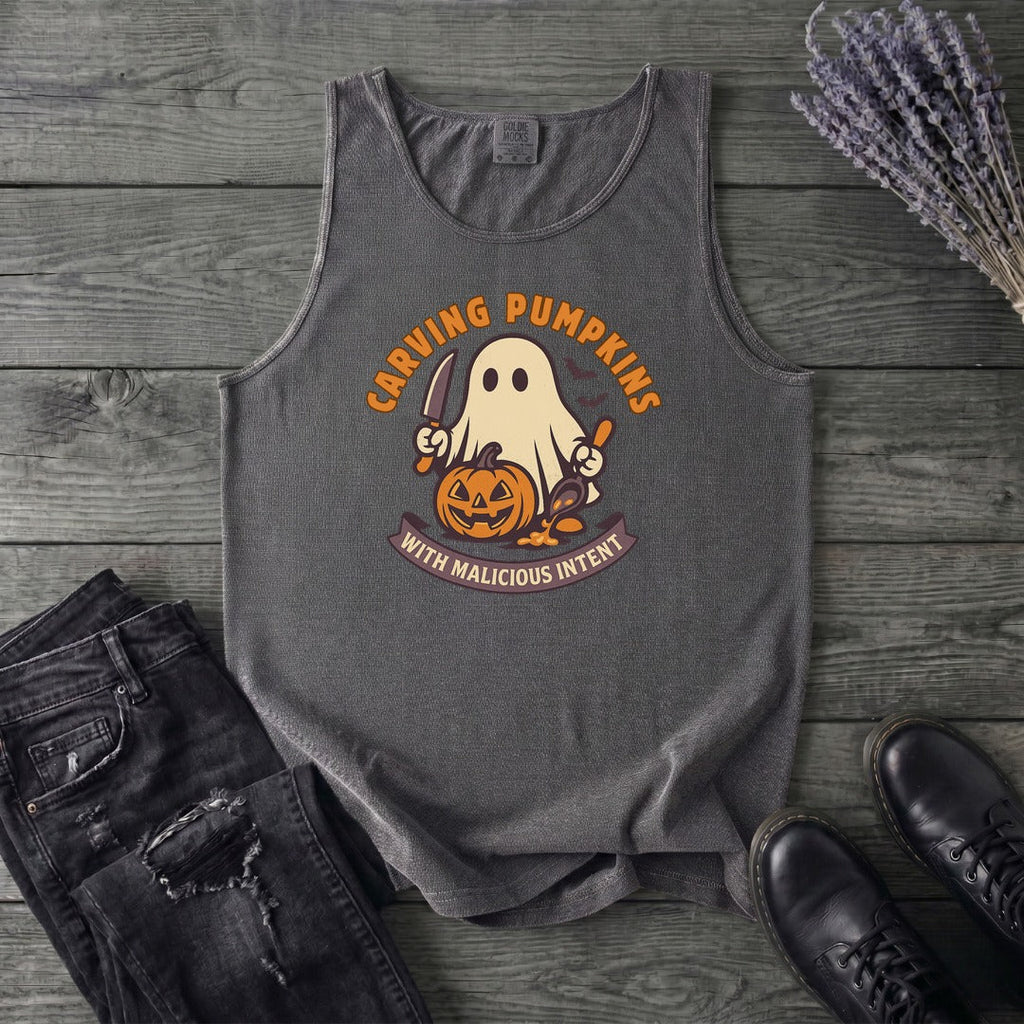 Carving Pumpkins Evolved Tank Top