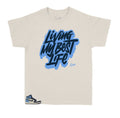 Kids - Retro 1 Uni Blue Obsidian Living Life Shirt