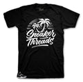 Retro 3 Tinker Black Cement ST Palms Shirt