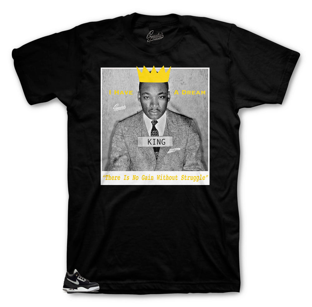 Retro 3 Tinker Black Cement Freedom Shirt