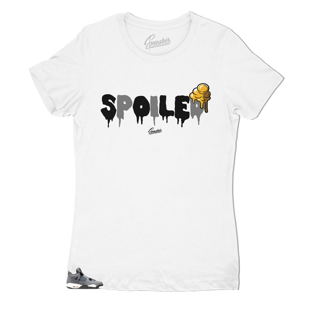 Womens - Retro 4 Cool Grey Spoiled Shirt