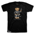 Retro 3 Tinker Black Cement Cheers Bear Shirt