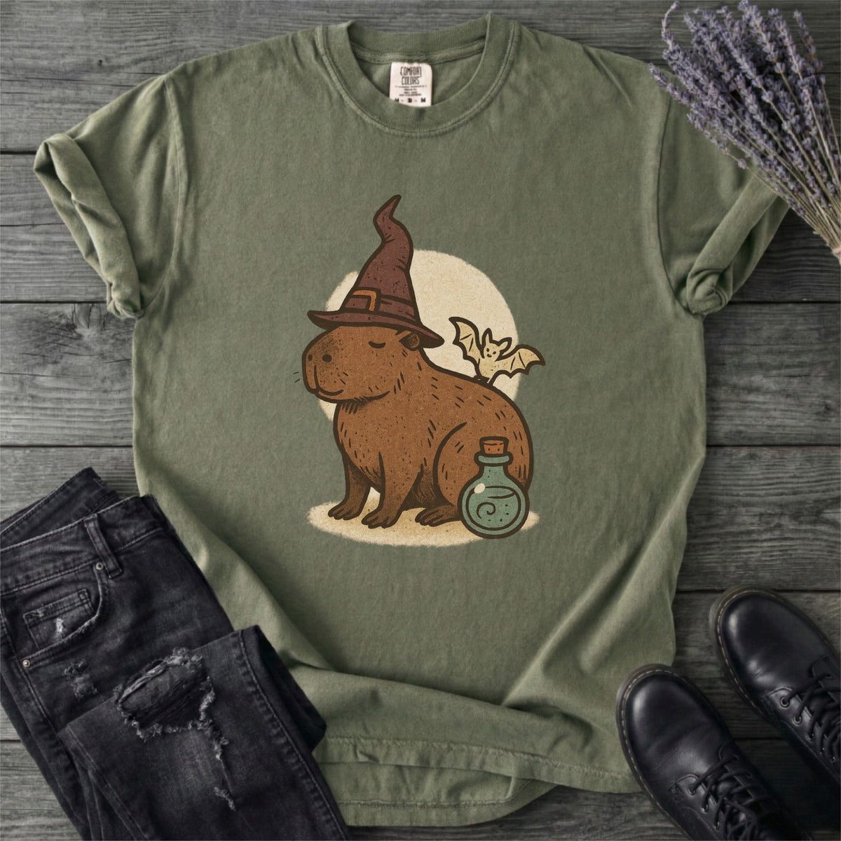 Witchy Capybara T-Shirt