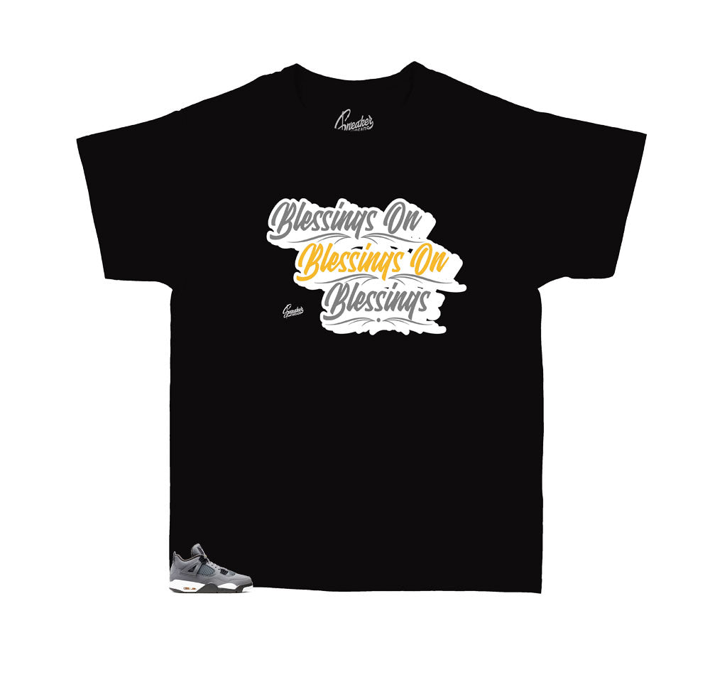 Kids - Retro 4 Cool Grey Blessings Shirt