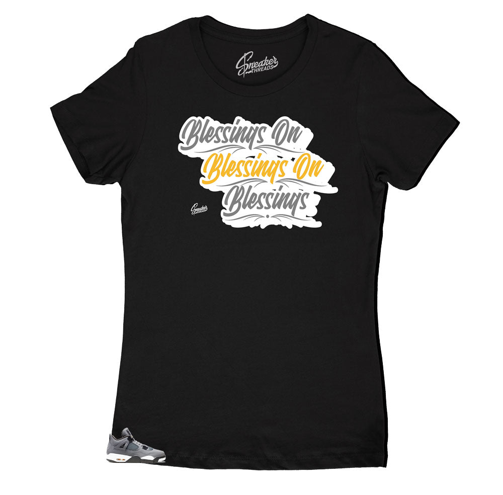 Womens - Retro 4 Cool Grey Blessings Shirt