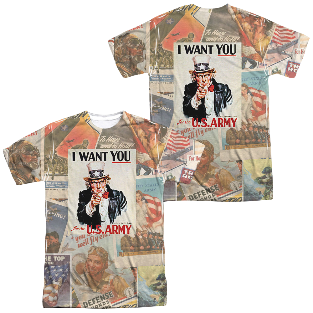 U.S. Army Vintage Collage (Front/Back Print) - Men's product image 1