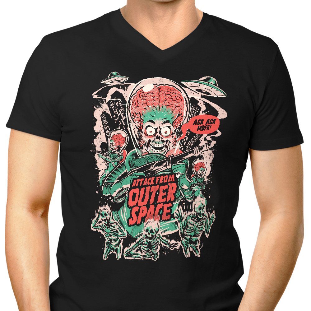 Attack From Outer Space - Men's V-Neck product image 1