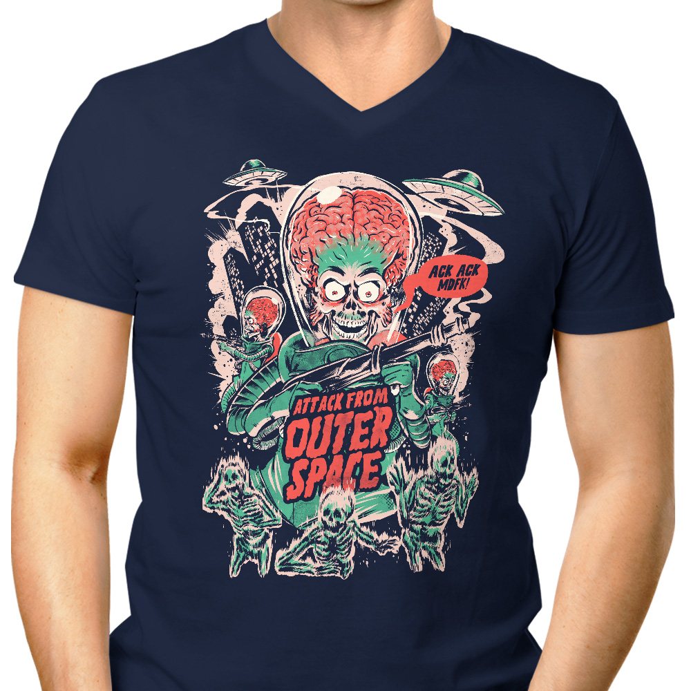 Attack From Outer Space - Men's V-Neck product image 3