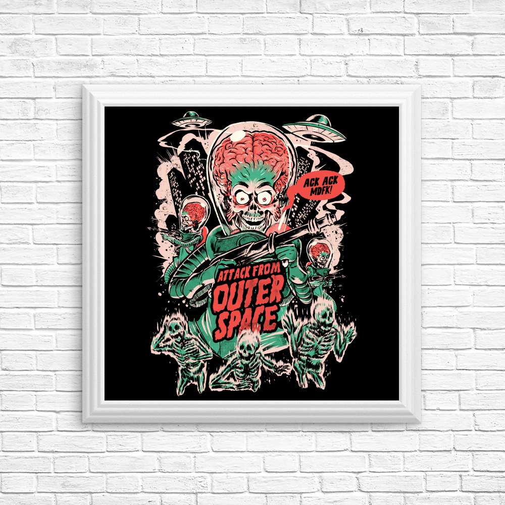 Attack From Outer Space - Posters & Prints