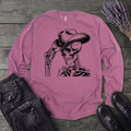 Cowboy Hat Skeleton Long Sleeve T-Shirt