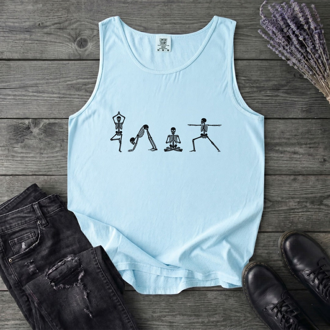 Skeleton Yoga Tank Top