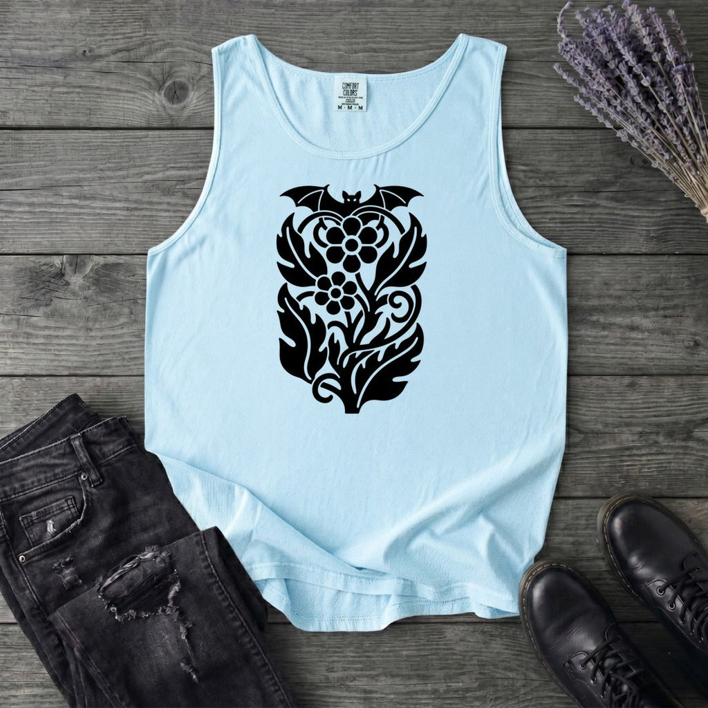bat night garden Tank Top