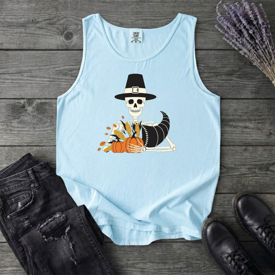 Pilgrim Skeleton Cornucopia Tank Top