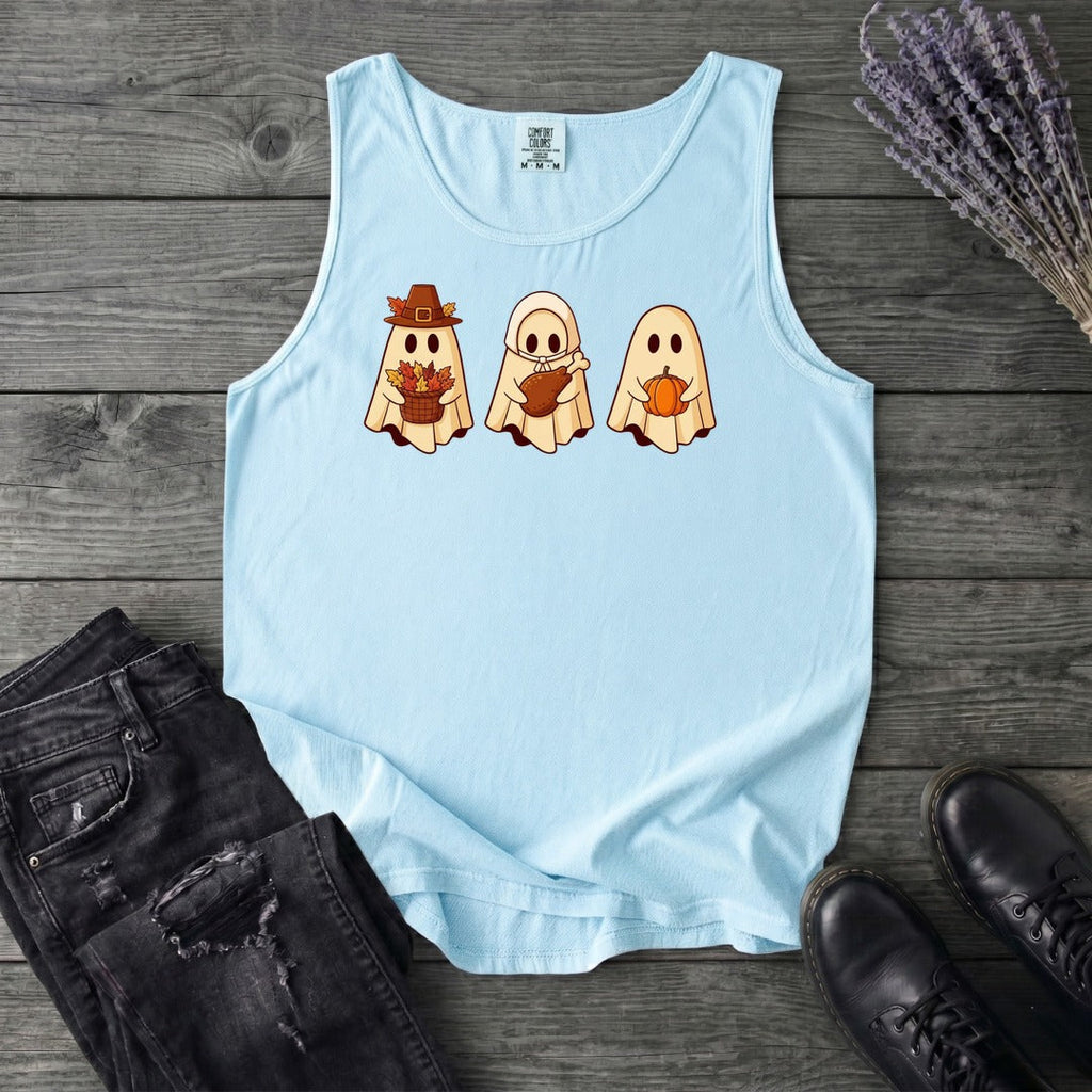 Thanksgiving Ghosts Tank Top