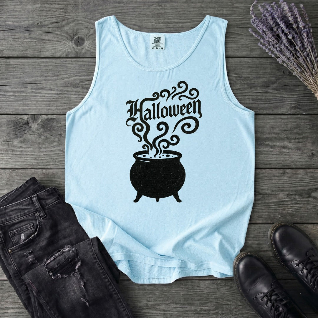 Halloween Cauldron Tank Top