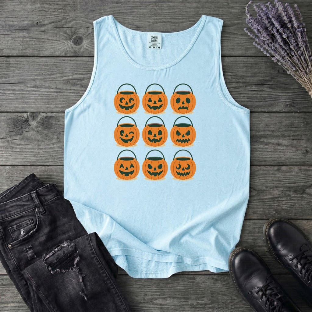 Bucket Grid Tank Top