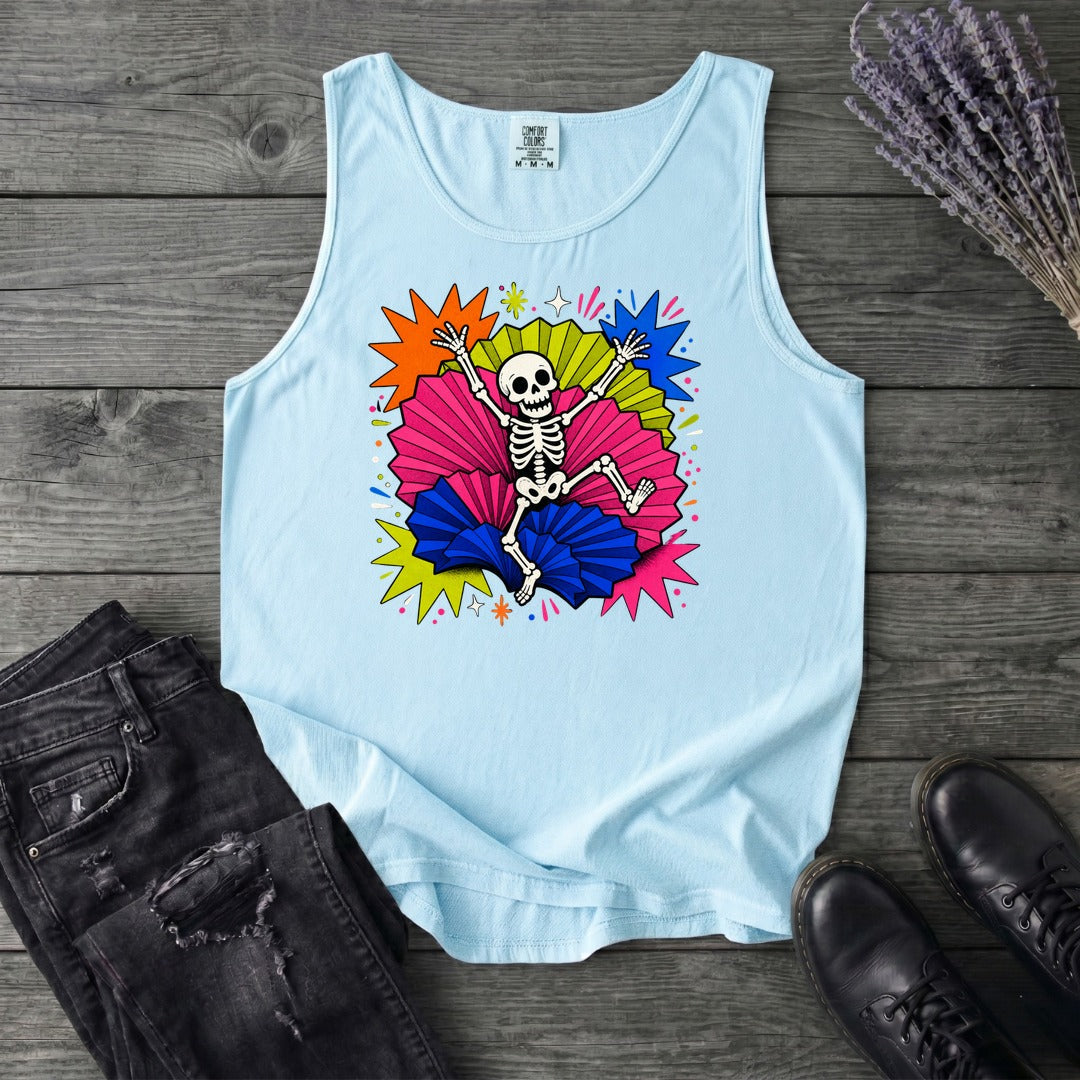 Festive Skeleton Tank Top