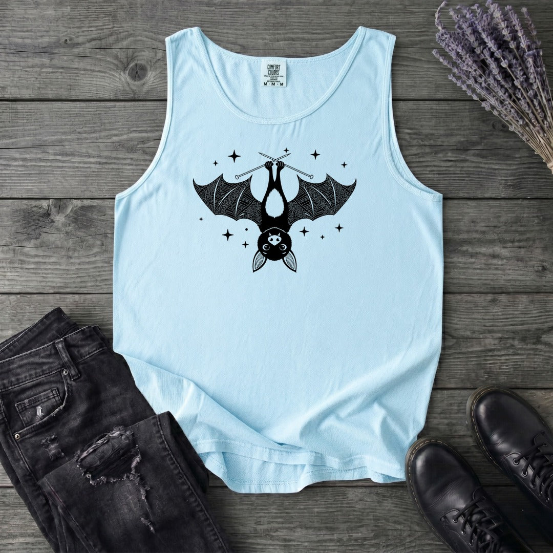 Bat Knitting Tank Top