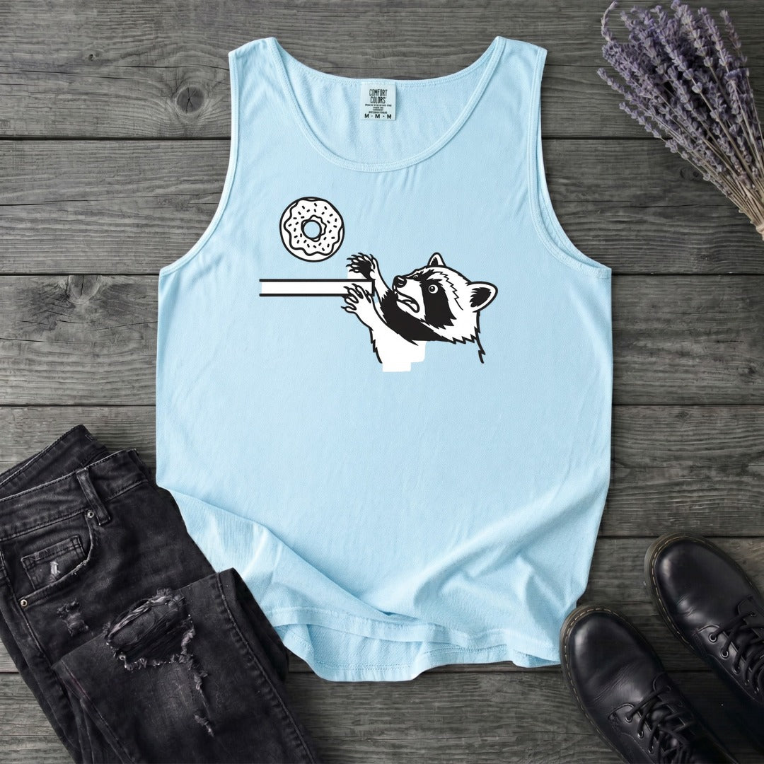 Raccoon Donut Tank Top