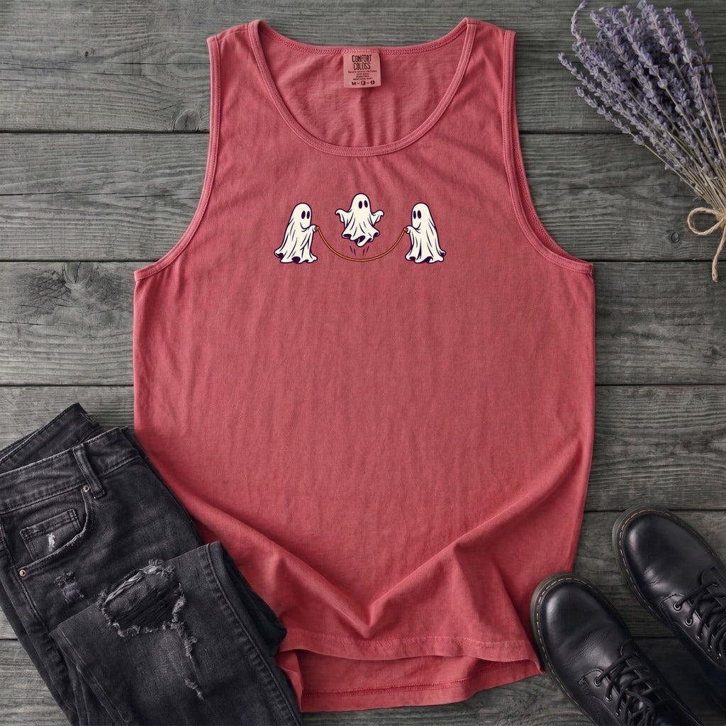 Jump Roping Ghosts Tank Top