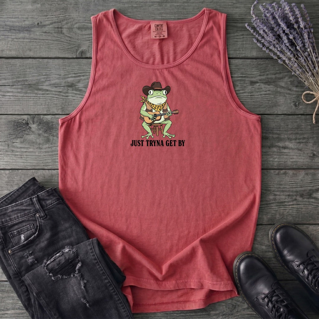 Just Tryna Get By Tank Top