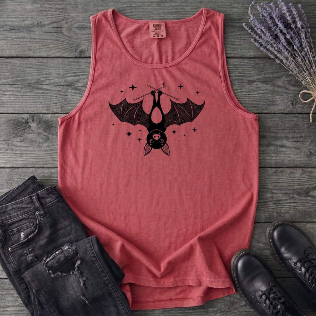 Bat Knitting Tank Top