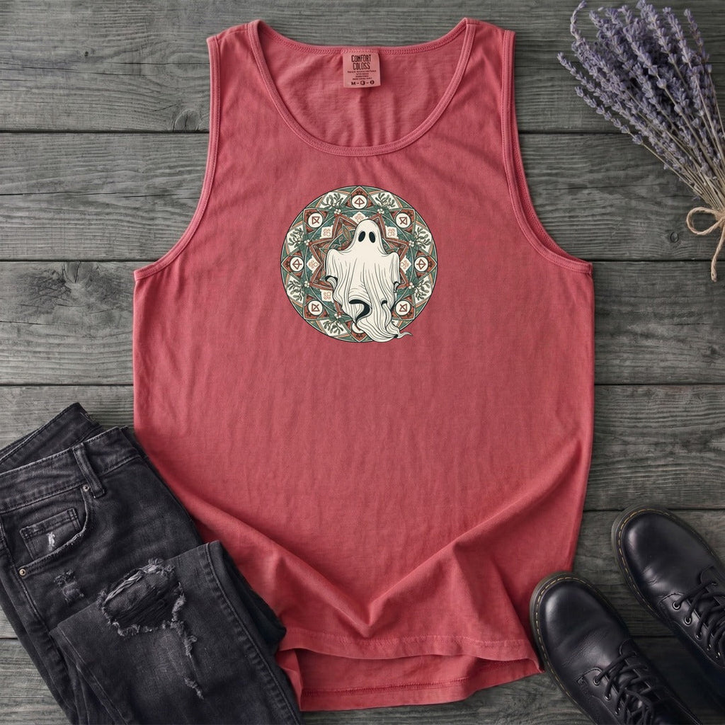 Boho Ghost Mandala Tank Top