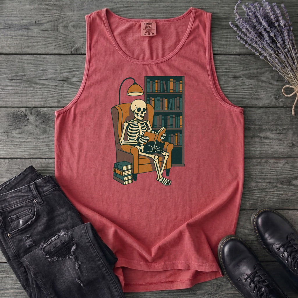 Reading Nook Skeleton Tank Top