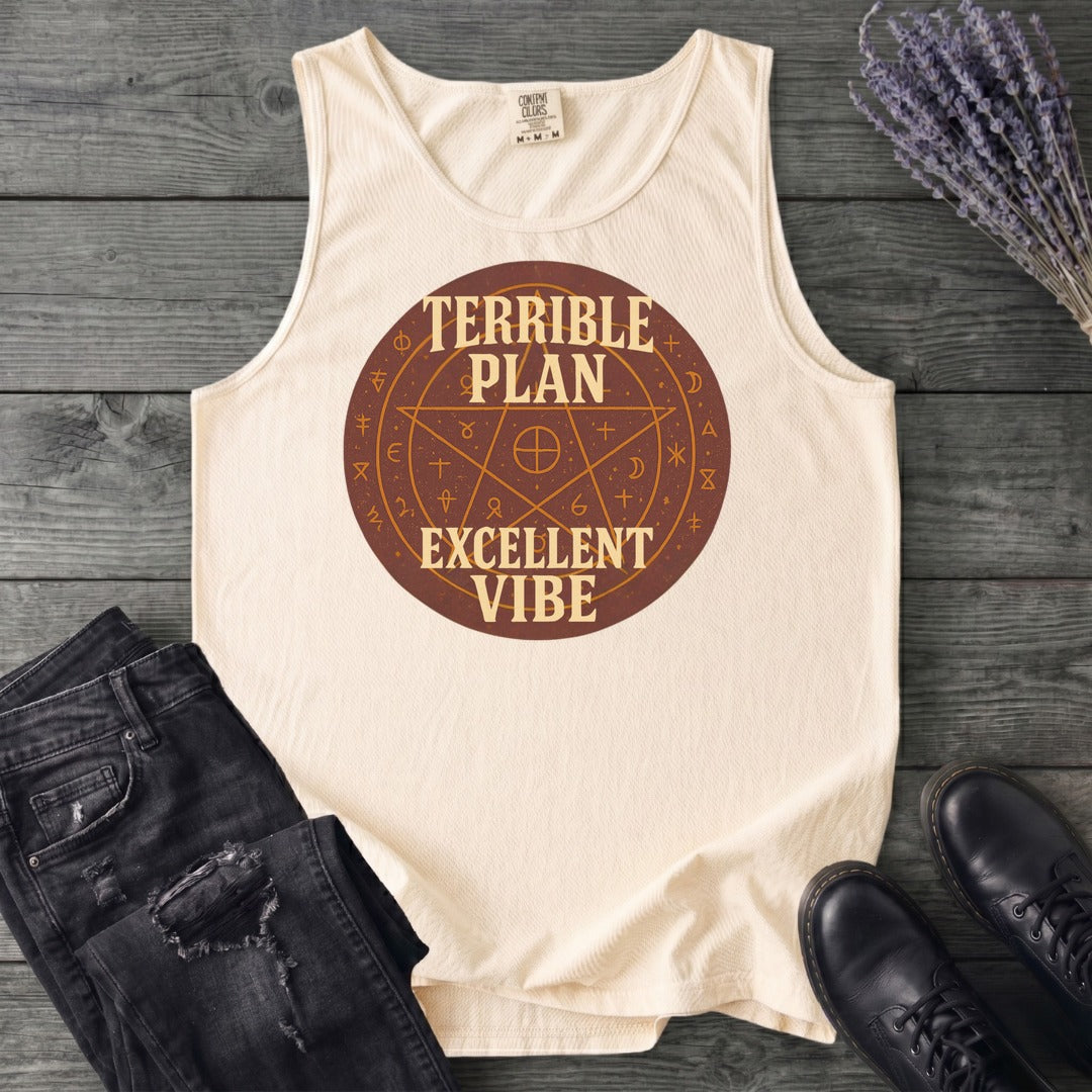 Terrible Plan Excellent Vibe Tank Top