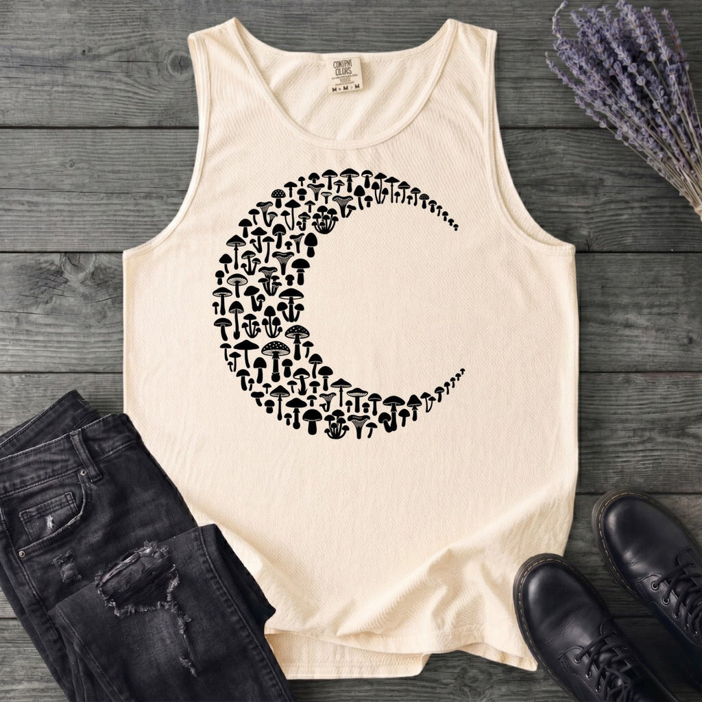 moonlit mushrooms Tank Top