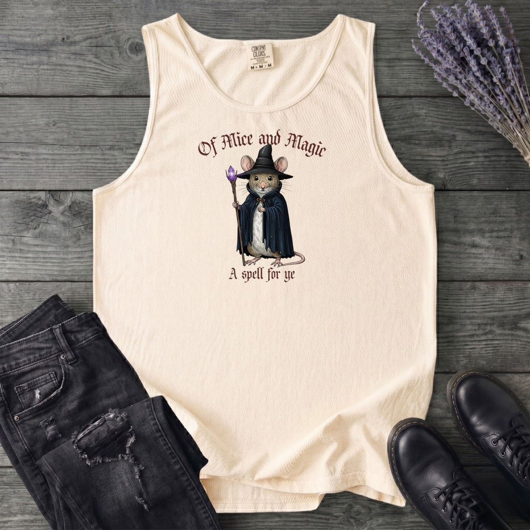 Mouse Witch Medieval Tank Top