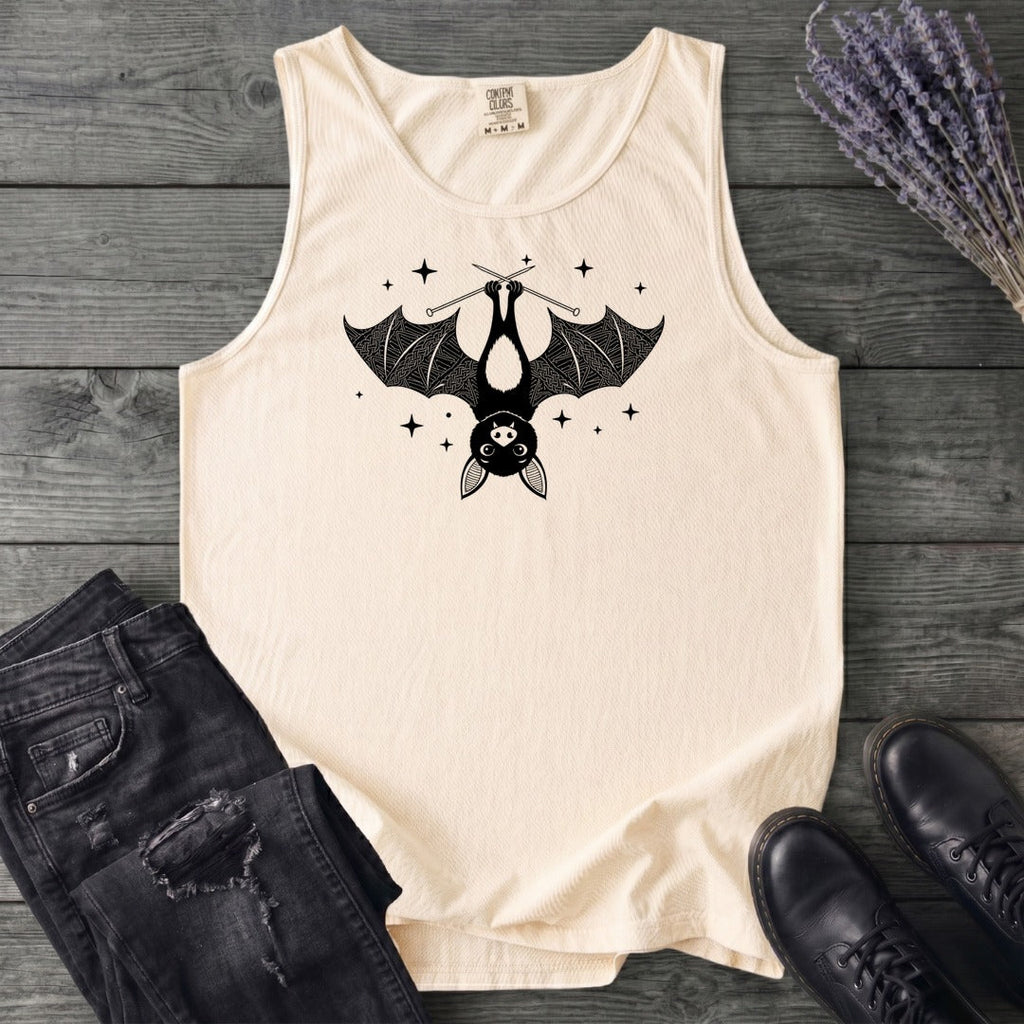Bat Knitting Tank Top
