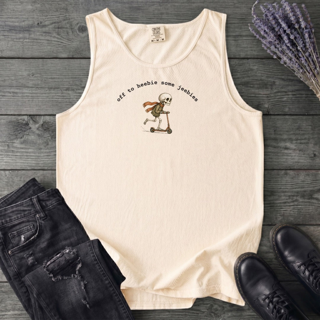 Off To Heebie Some Jeebies Tank Top